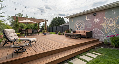 Custom deck construction in North Carolina